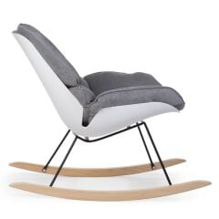 Childhome Sallanan Anne Sandalyesi, Naturel Gri & Beyaz