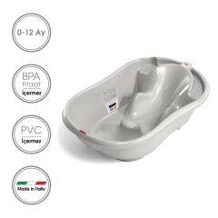 OKBaby Onda Bebek Banyo Seti 3 Parça Açık Gri