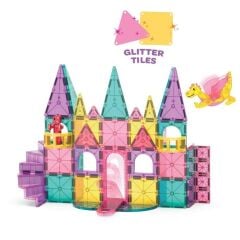 MAGNA-TILES® - Castle DLX + Micromags - Prenses Şatosu - 48 Parça