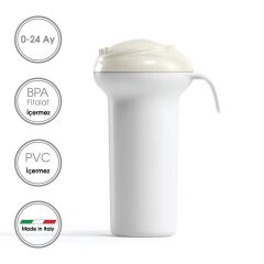 OKBaby Onda Bebek Banyo Seti 4 Parça Kırık Beyaz