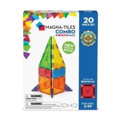 MAGNA-TILES® - Combo + Micromags - 20 Parça