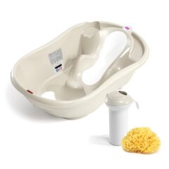 OKBaby Onda Evol Bebek Banyo Seti 3 Parça Kırık Beyaz
