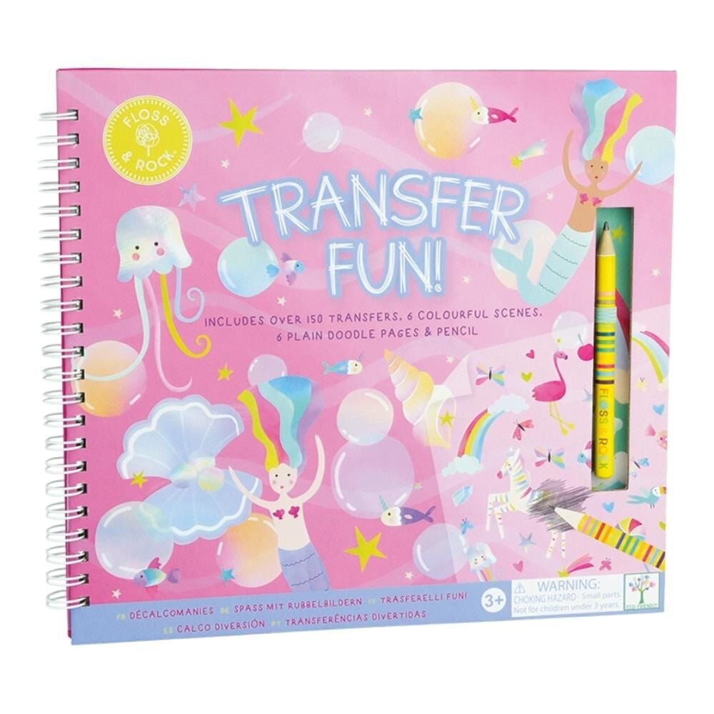 FLOSS & ROCK Transfer Fun Aktivite Kitabı / Fantasy