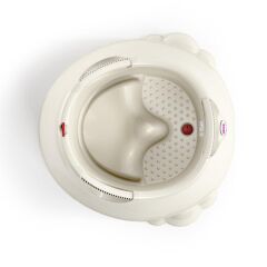 OKBaby Bebek Banyo Seti Opla Küvet & Splash Bebek Duşu Kırık Beyaz