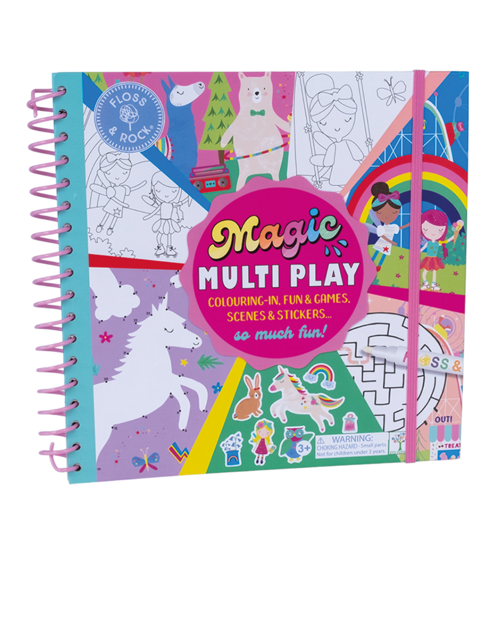 Floss & Rock Water Magic Çoklu Oyun Seti / Rainbow Fairy