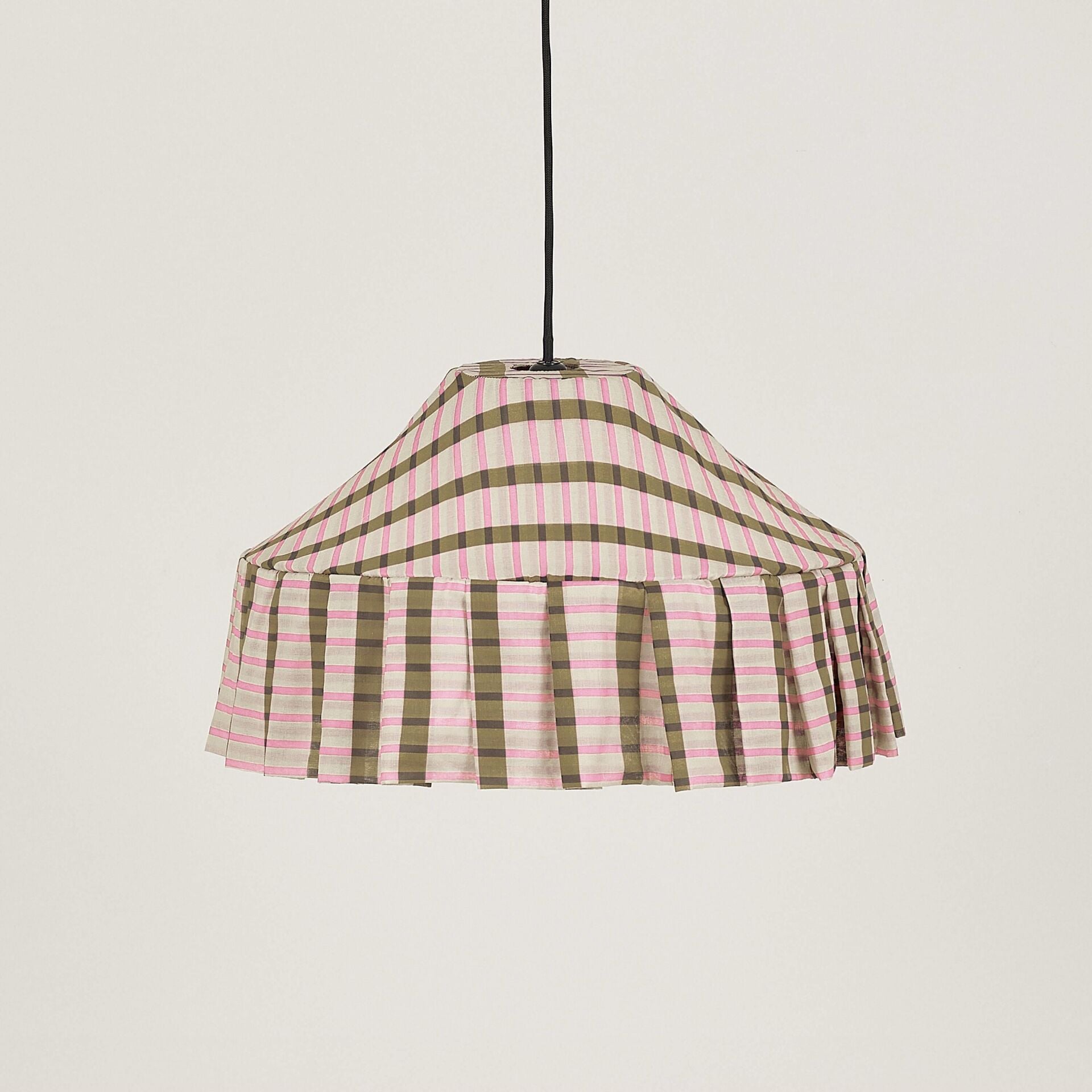 Nobodioz Nicole Aydınlatma Şapkası, 50cm çap, Kaki Pink Mosaic