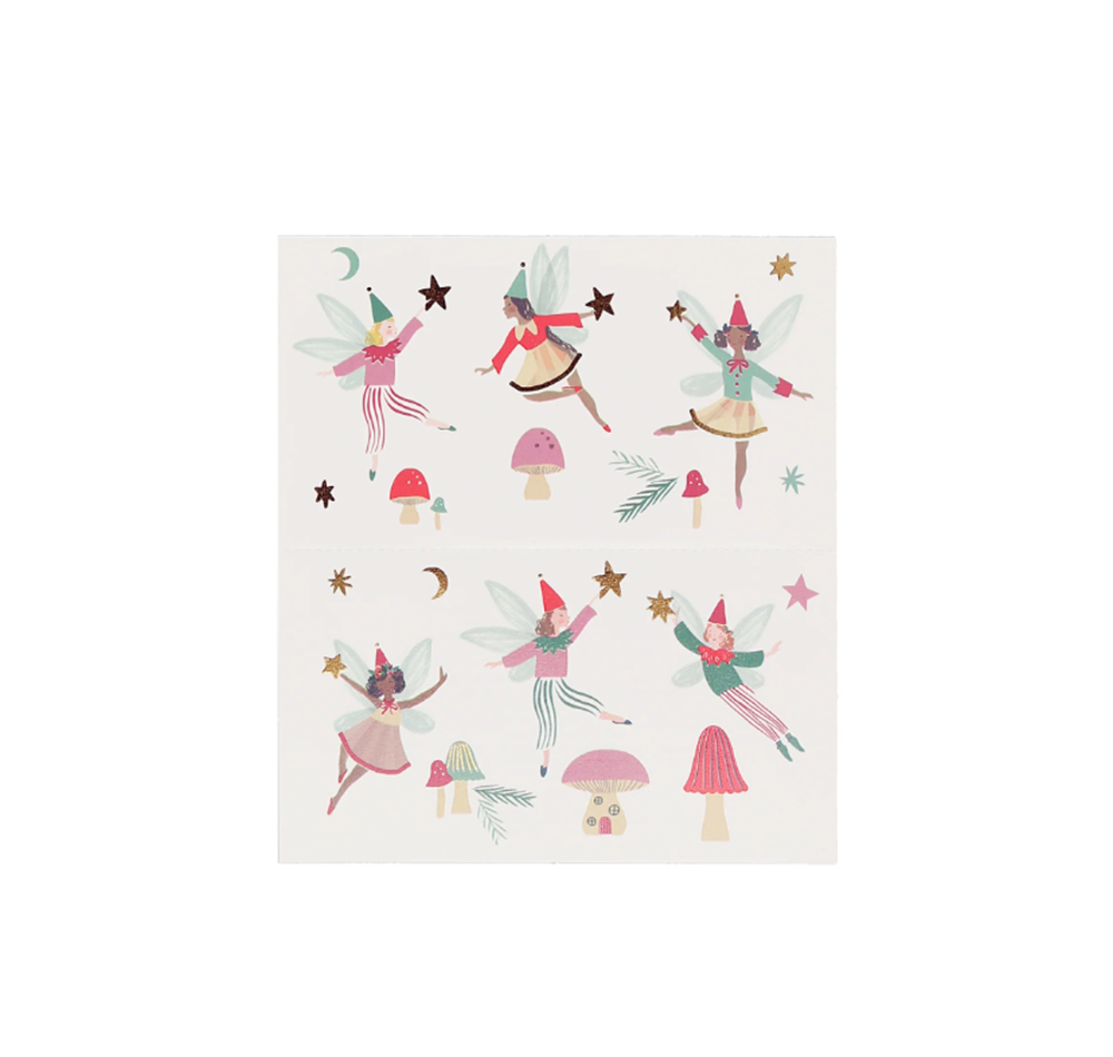 Meri Meri - Fairy Temporary Tattoos - Yeni Yıl Perileri Geçici Dövme