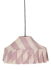 Nobodioz Nicole Aydınlatma Şapkası, 50cm çap, Lilac Diagonal Stripe