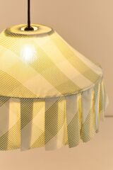 Nobodioz Nicole Aydınlatma Şapkası, 50cm çap, Green Diagonal Stripe