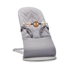 BabyBjörn 2'li Set Pastel Oyuncaklı Bliss Ana kucağı Petal Woven & Kanguru Mini 3D Jersey Light Grey