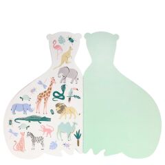 Meri Meri - Cheetah Sticker & Sketchbook - Çita Çıkartma Ve Eskiz Defteri