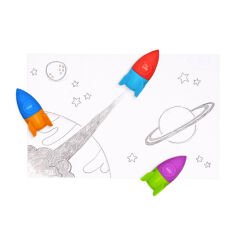 Ooly Blast Off Silgi & Kalemtıraş - Kırmızı