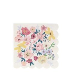 Meri Meri - English Garden Napkins - English Garden Peçete - L - 16'Lı