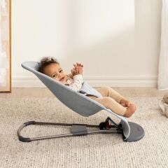 Babybjörn 2'li Set Bliss Ana Kucağı Woven Melange Light Grey & Kanguru Harmony Mesh Silver