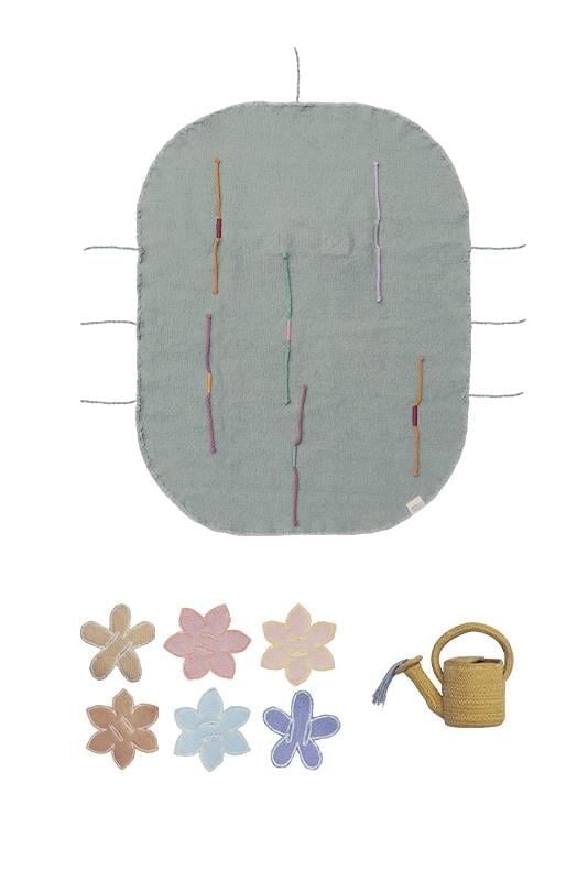 Green toy set, Flower Garden