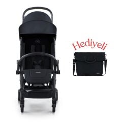 Bumprider Connect³ Bebek Arabası Black & Black & Yan Bakım Çantası Hediyeli