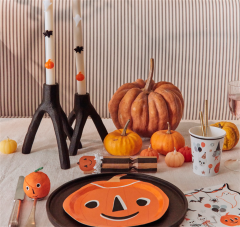 Meri Meri - It's Halloween! Plates - Cadılar Bayramı Tabak (8'Li)