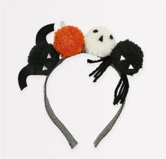 Meri Meri - Pompom Characters Headband - Cadılar Bayramı Taç
