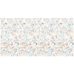 Meri Meri - Halloween Colour In Activity Tablecloth - Cadılar Bayramı Aktivite Masa Örtüsü