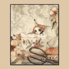 Mrs. Mighetto The Tea Bath Poster (40x50 cm)