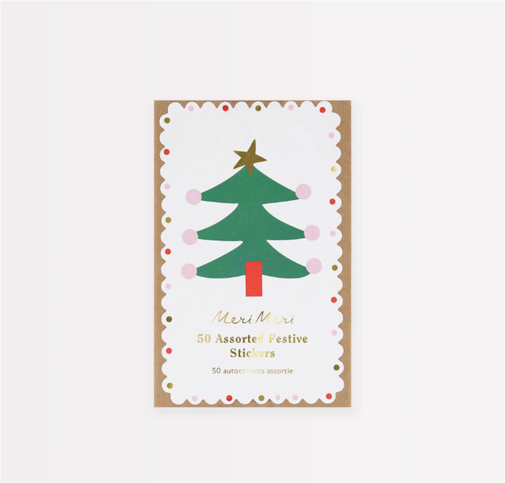 Meri Meri - Festive Stickers - Yeni Yıl Çıkartmaları