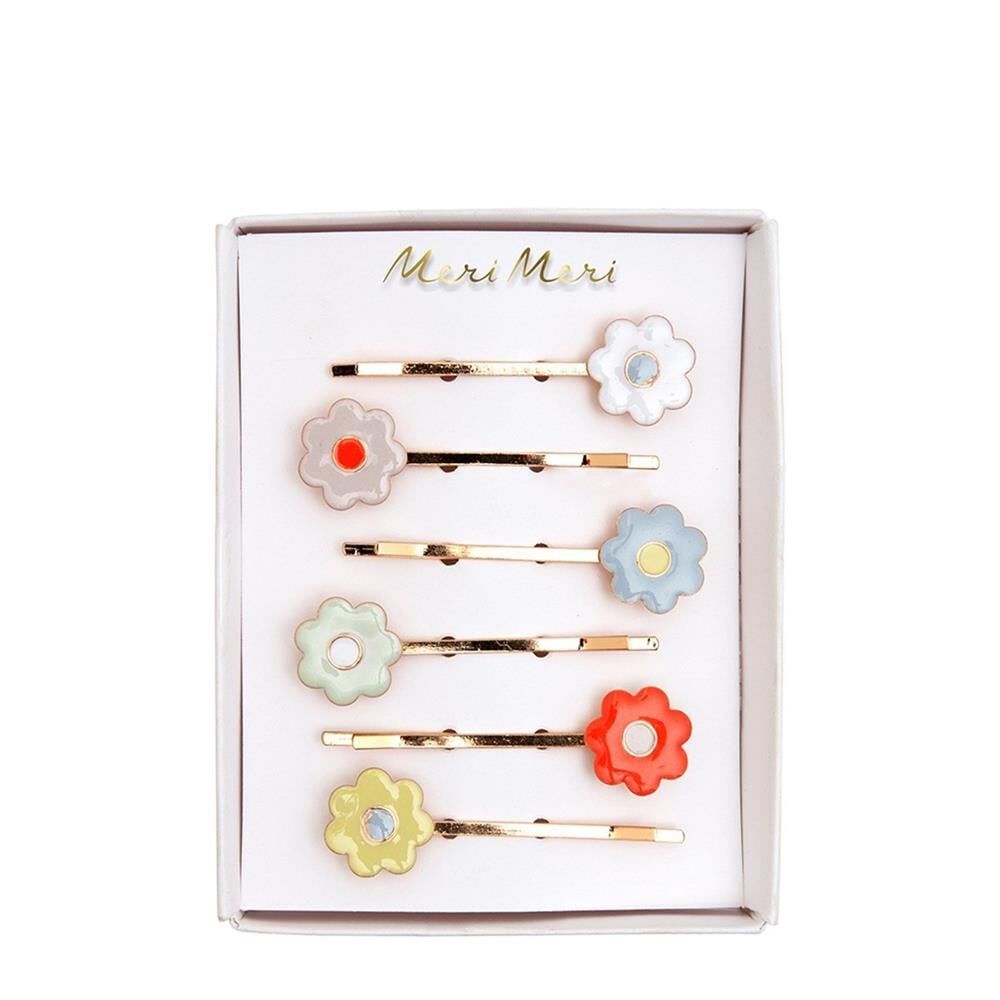 Meri Meri - Daisy Enamel Hair Slides - Papatyalı Tokalar