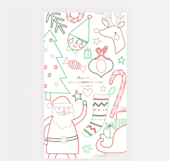 Meri Meri - Christmas Colour In Activity Tablecloth - Yeni Yıl Aktivite Masa Örtüsü