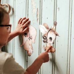 Mrs. Mighetto Miss Stella Duvar Sticker