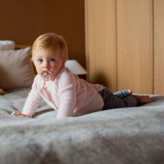 Bibs Boheme Emzik, Peach (0-6 Ay)