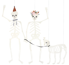 Meri Meri - Giant Jointed Skeletons - Dev İskelet Dekorlar (3'Lü)