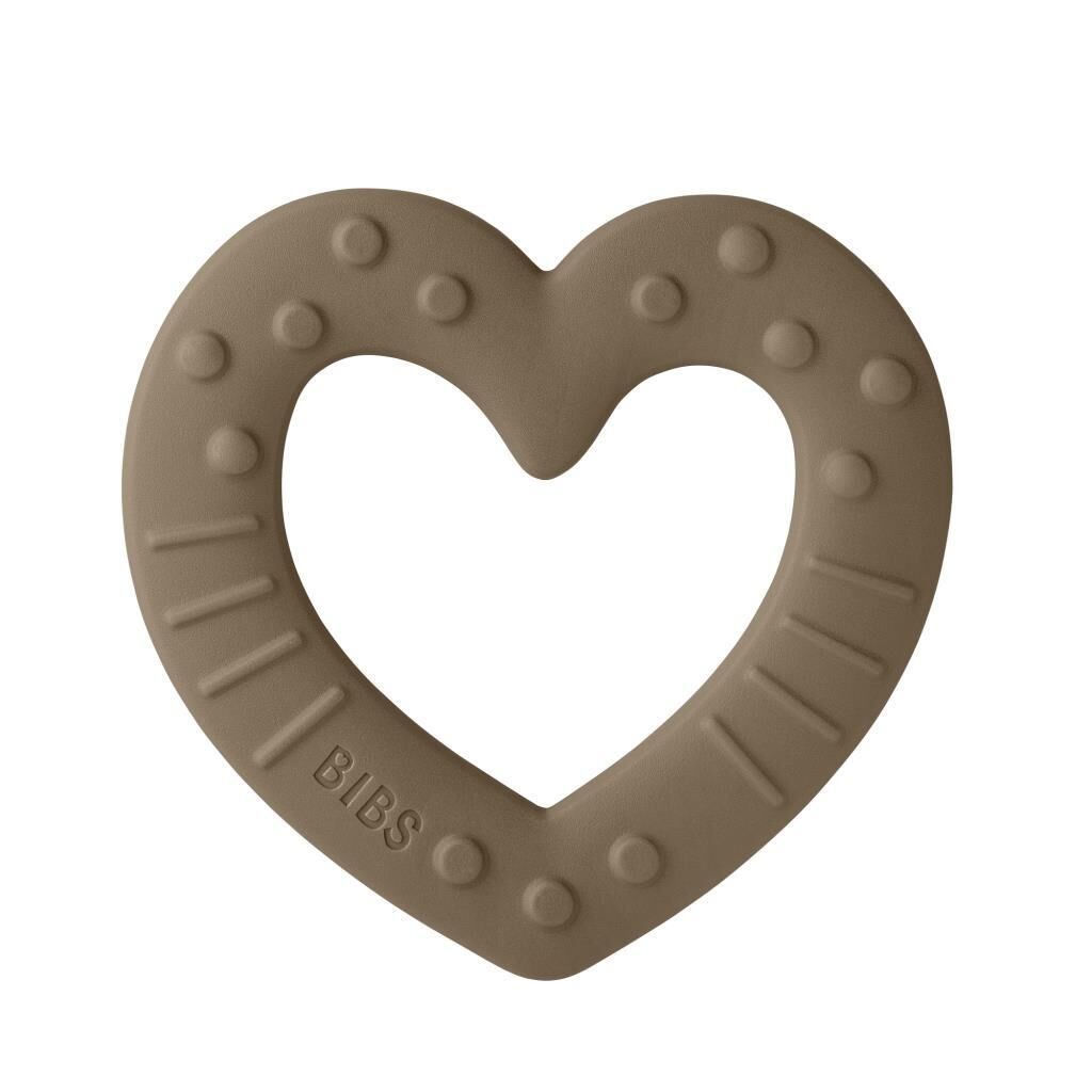 Bibs Diş Kaşıyıcı, Baby Bitie Heart Dark Oak