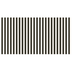 Meri Meri - Black Striped Tablecloth - Siyah Çizgili Masa Örtüsü