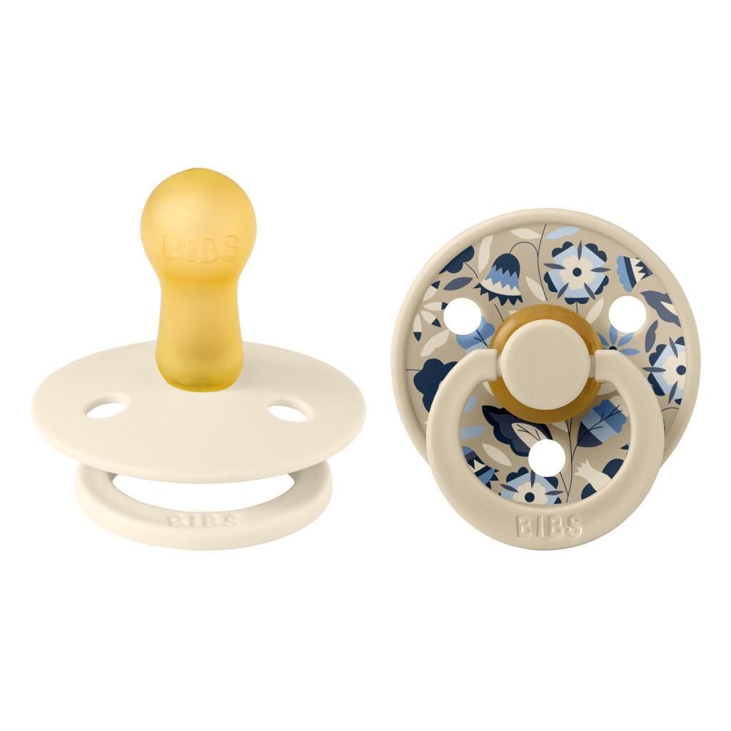 BIBS x Liberty Colour İkili Emzik, Bobo & Ivory (0-6 Ay)