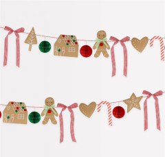Meri Meri - Gingerbread Garland - Zencefilli Kurabiye Asılan Süs