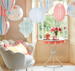 Meri Meri - Stripy Lanterns - Çizgili Fenerler (3'Lü)