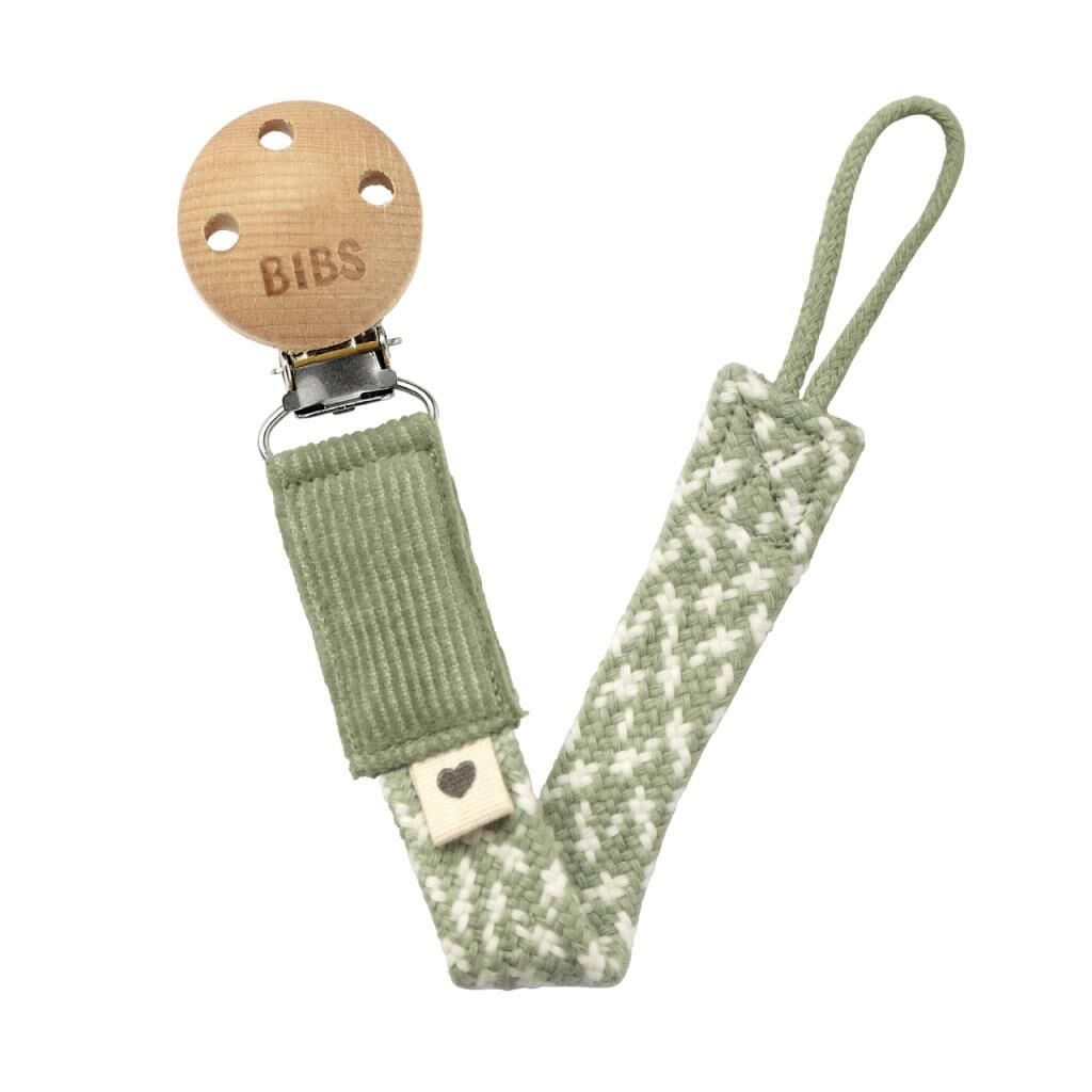 Bibs Paci Emzik Askısı, Sage / Ivory